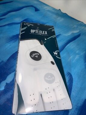 Callaway White OptiFlex Women's Golf Glove - Single Regular Left Hand